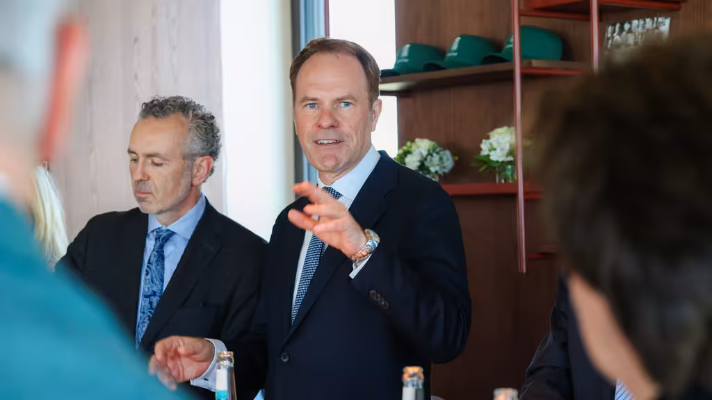 Dr. Stephan Keller mit dem Kreisvorsitzenden Thomas Jarzombek