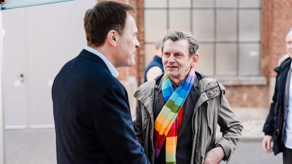 Dr. Stephan Keller im Gespräch mit Kalle Wahle